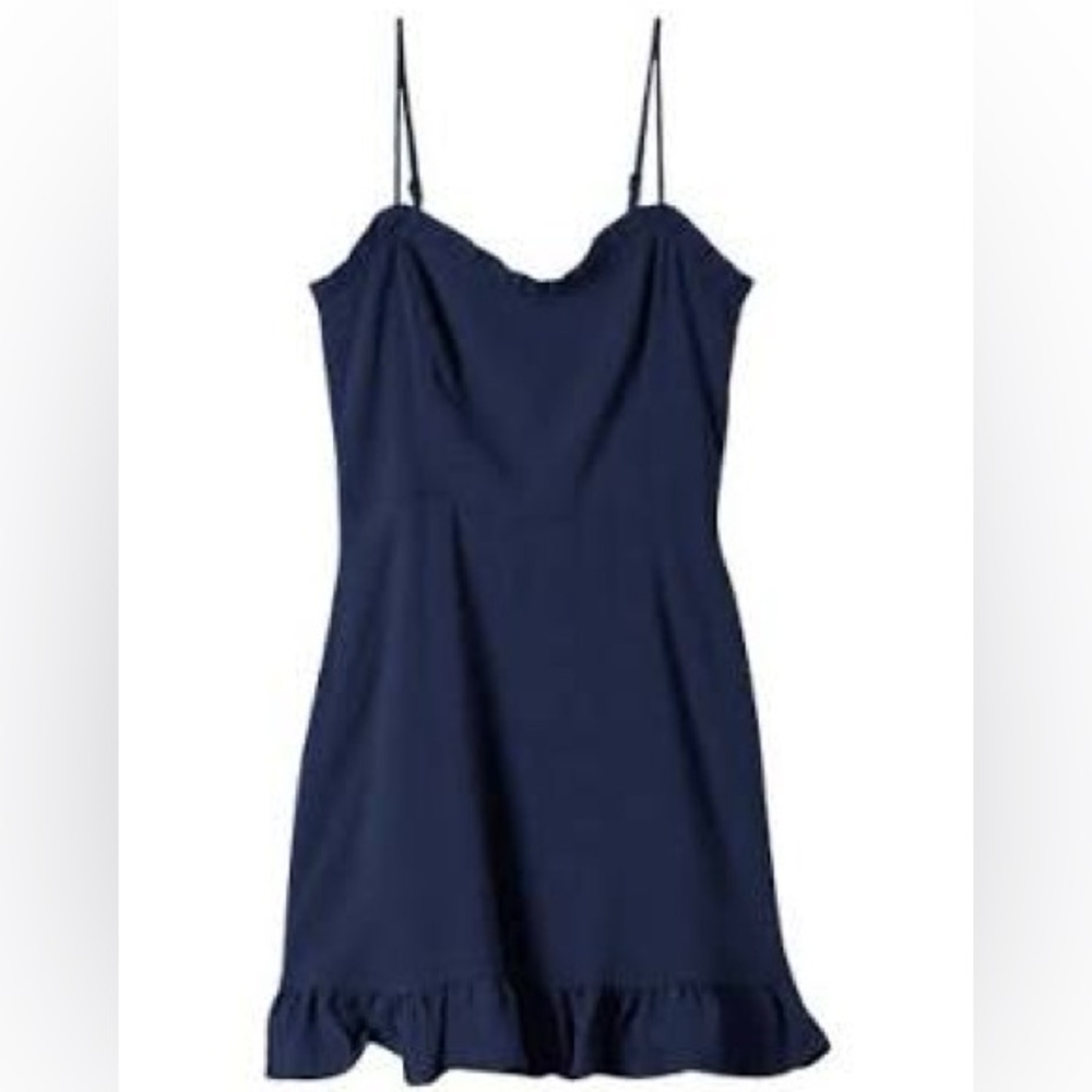 Aritzia Sunday Best Navy Mini Dress